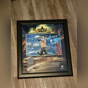 WWE Crown Jewel Framed Photo - Black